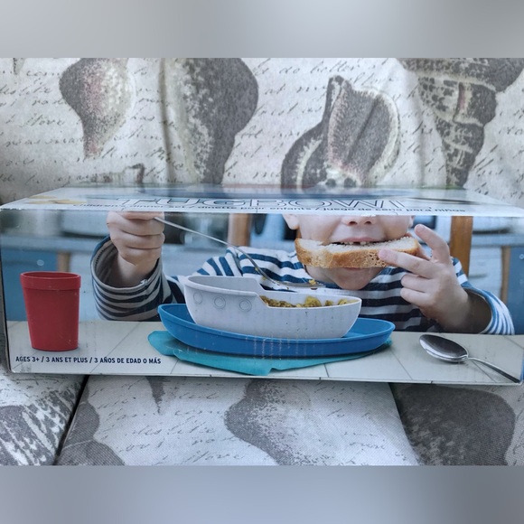 NEW Sealed Box FRED Tugbowl Tugboat Dinner Set Cup Plate Dish Bowl Ship Fun Food - Picture 3 of 13